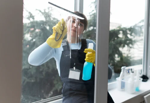 Nettoyage de vitres intérieures et extérieures à Douzains